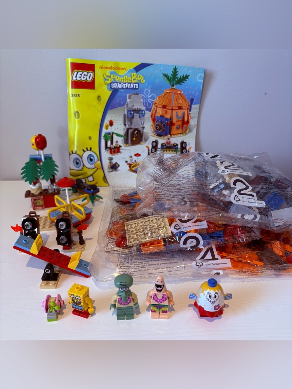 LEGO SpongeBob SquarePants: Bikini Bottom Undersea Party (3818) 3 Sealed Bags